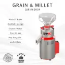 Millet and Grain Grinder using natural stone for fine and nutritional flour